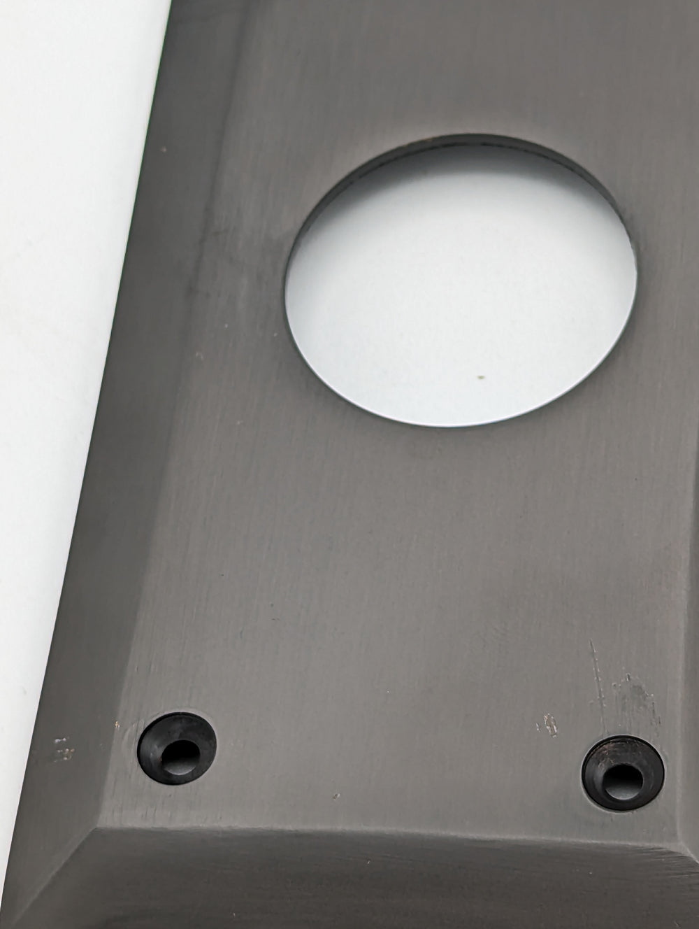 ##Antique Hardware## Open Box Sale Item 10 Inch Quaker Style Push Plate (Oil Rubbed Bronze Finish)