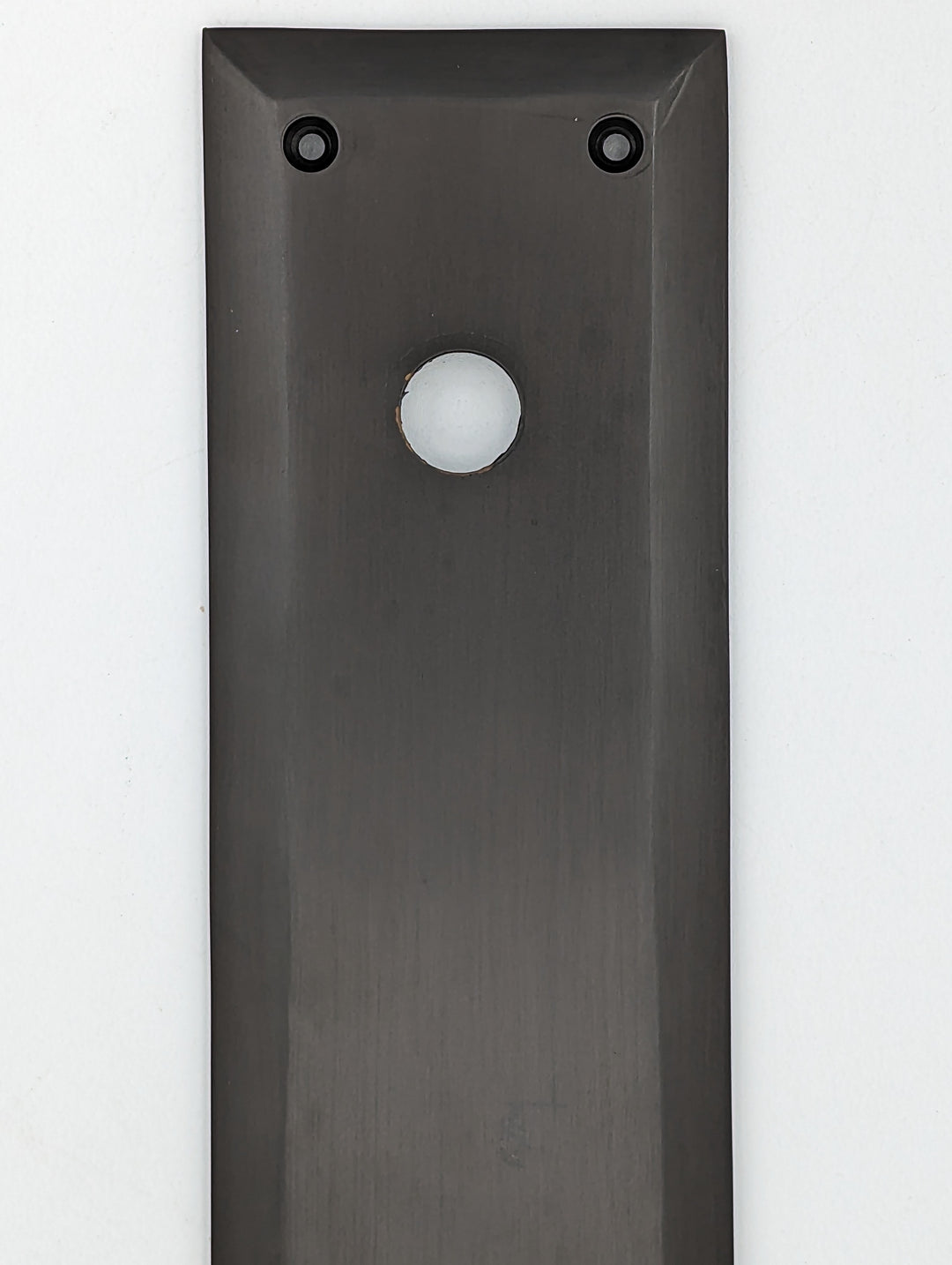 ##Antique Hardware## Open Box Sale Item 10 Inch Quaker Style Push Plate (Oil Rubbed Bronze Finish)