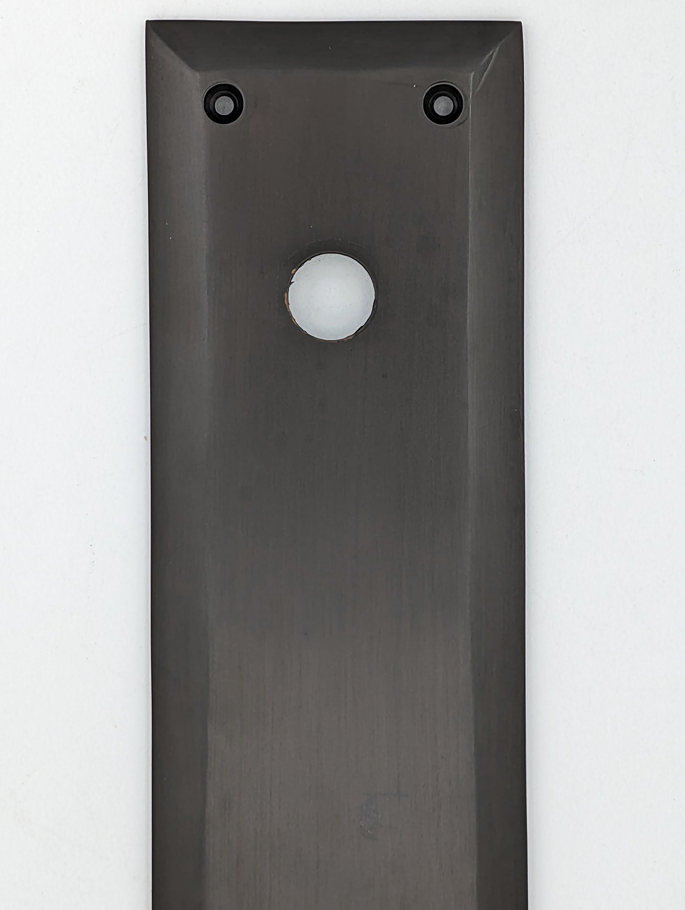 ##Antique Hardware## Open Box Sale Item 10 Inch Quaker Style Push Plate (Oil Rubbed Bronze Finish)