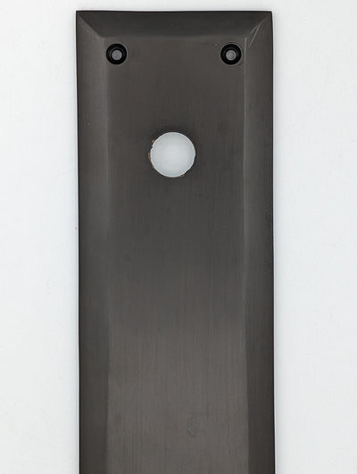 ##Antique Hardware## Open Box Sale Item 10 Inch Quaker Style Push Plate (Oil Rubbed Bronze Finish)