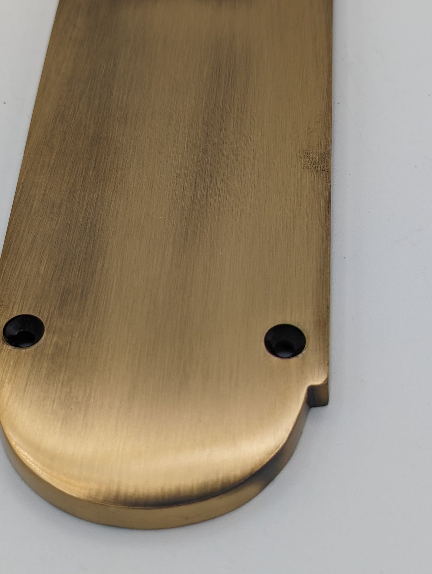 ##Antique Hardware## Open Box Sale Item 12 Inch Traditional Style Door Push Plate (Antique Brass Finish)
