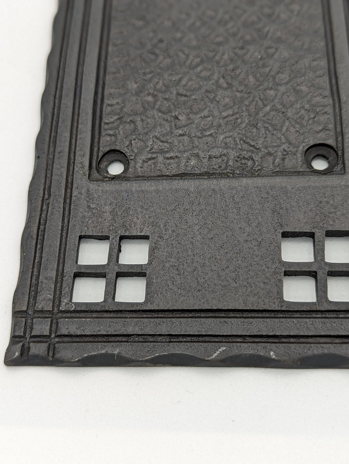 ##Antique Hardware## Open Box Sale Item 15 Inch Craftsman Style Push Plate (Several Finishes Available)