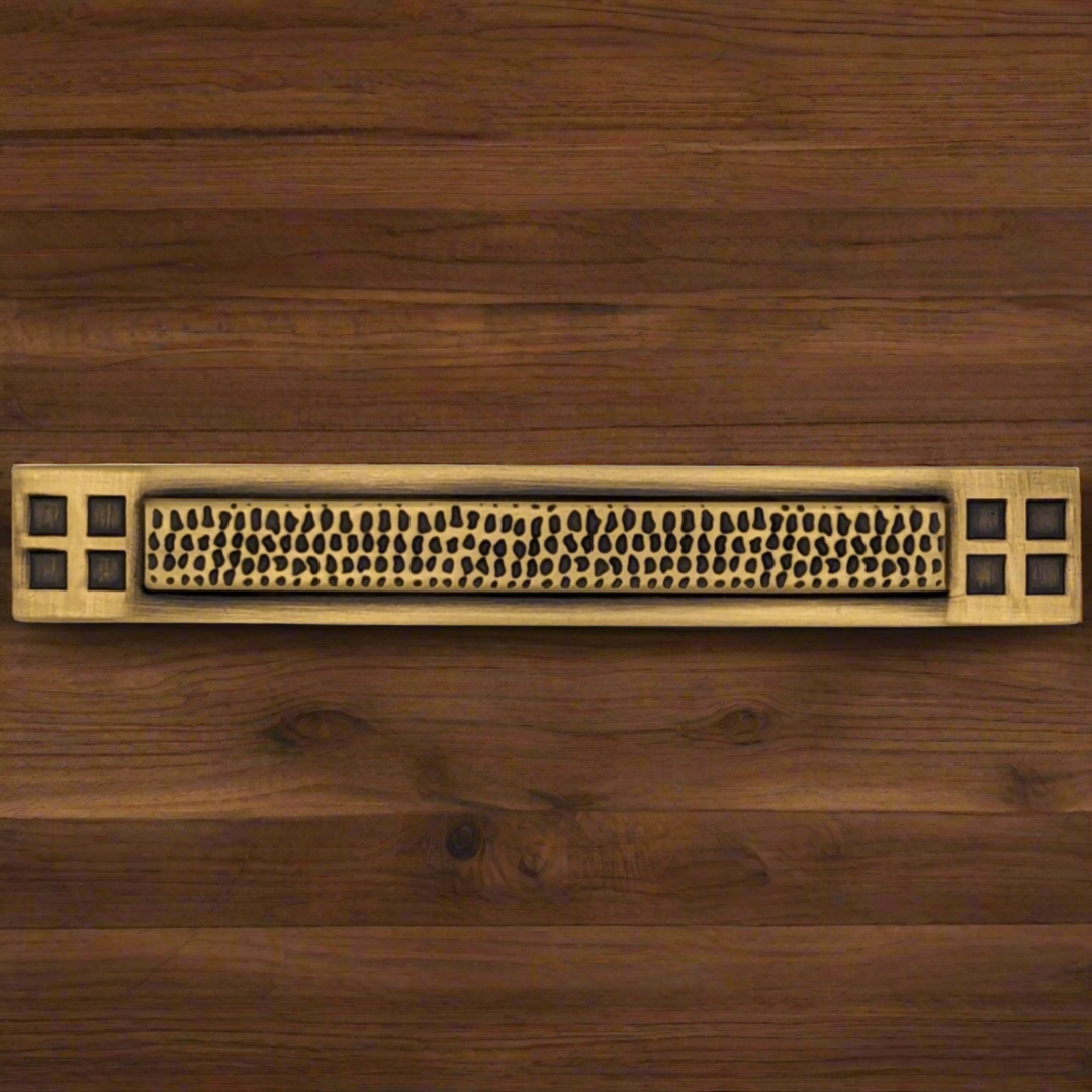 Antique Hardware 5 Inch Overall (3 Inch c-c) Solid Brass Craftsman Pull (Several Finishes Available) 