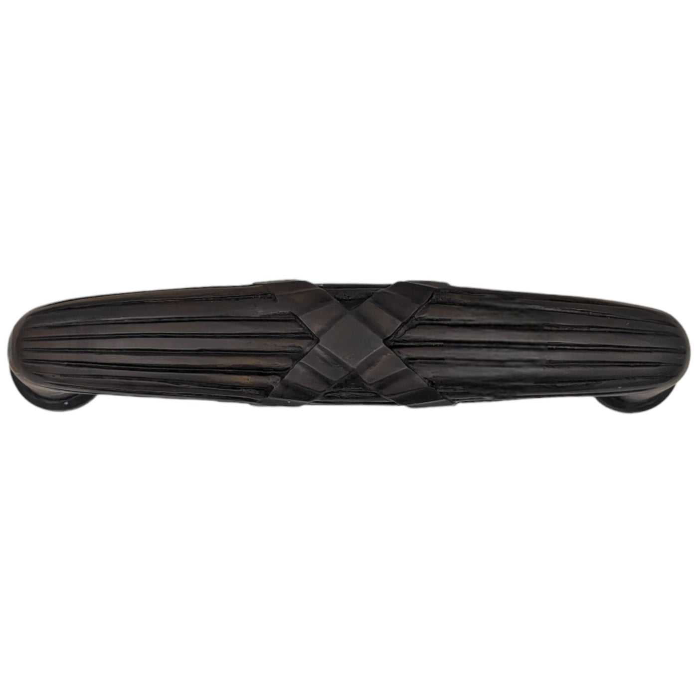 Antique Hardware 7 inch Overall (6 inch C-C) Ribbon & Reed Pull 