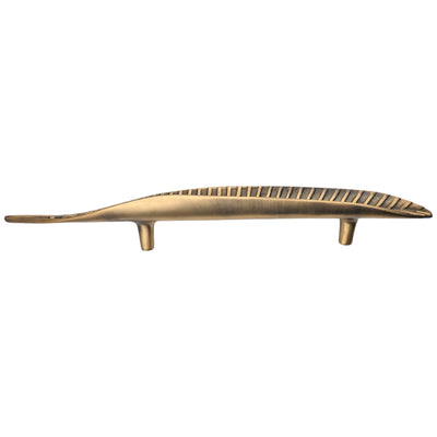 Antique Hardware 24 1/2 inch (12 inch c-c) Artistic Frond Oversize Pull (Several Finishes Available) 