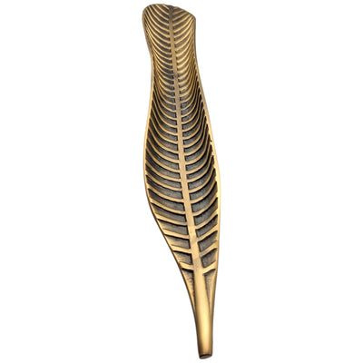 Antique Hardware 24 1/2 inch (12 inch c-c) Artistic Frond Oversize Pull (Several Finishes Available) 