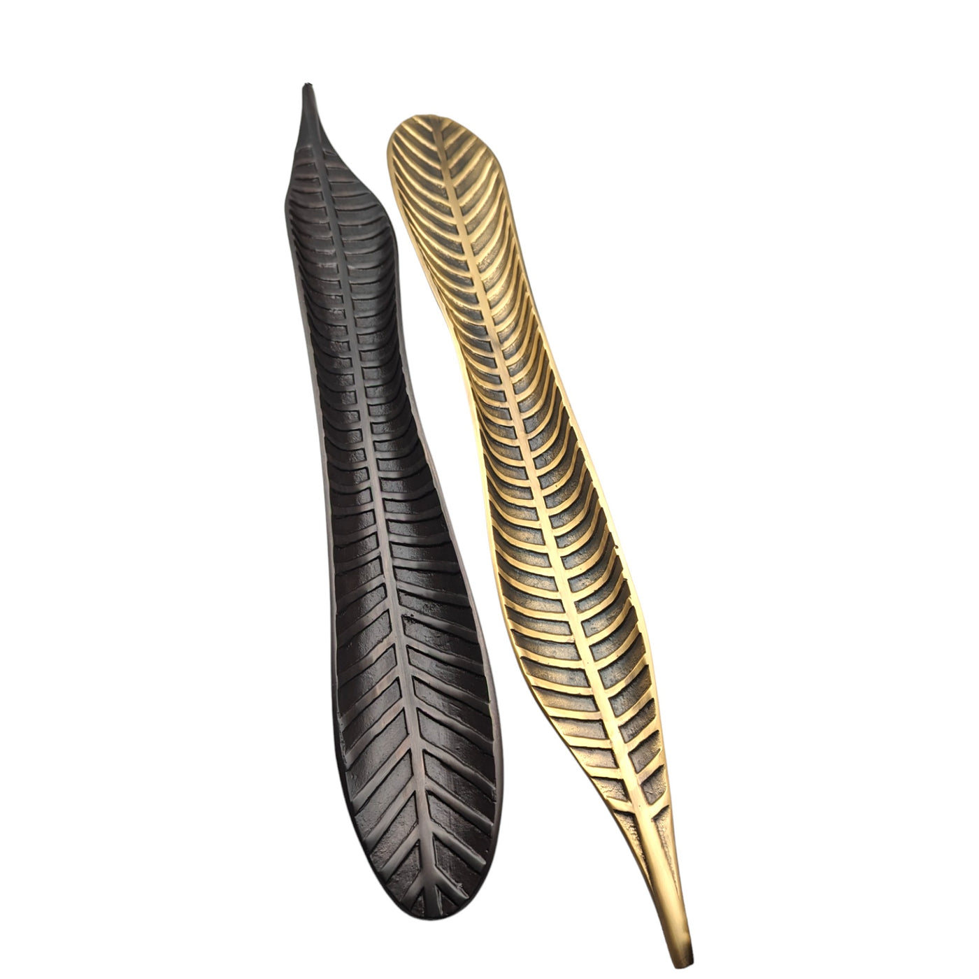 Antique Hardware 24 1/2 inch (12 inch c-c) Artistic Frond Oversize Pull (Several Finishes Available) 