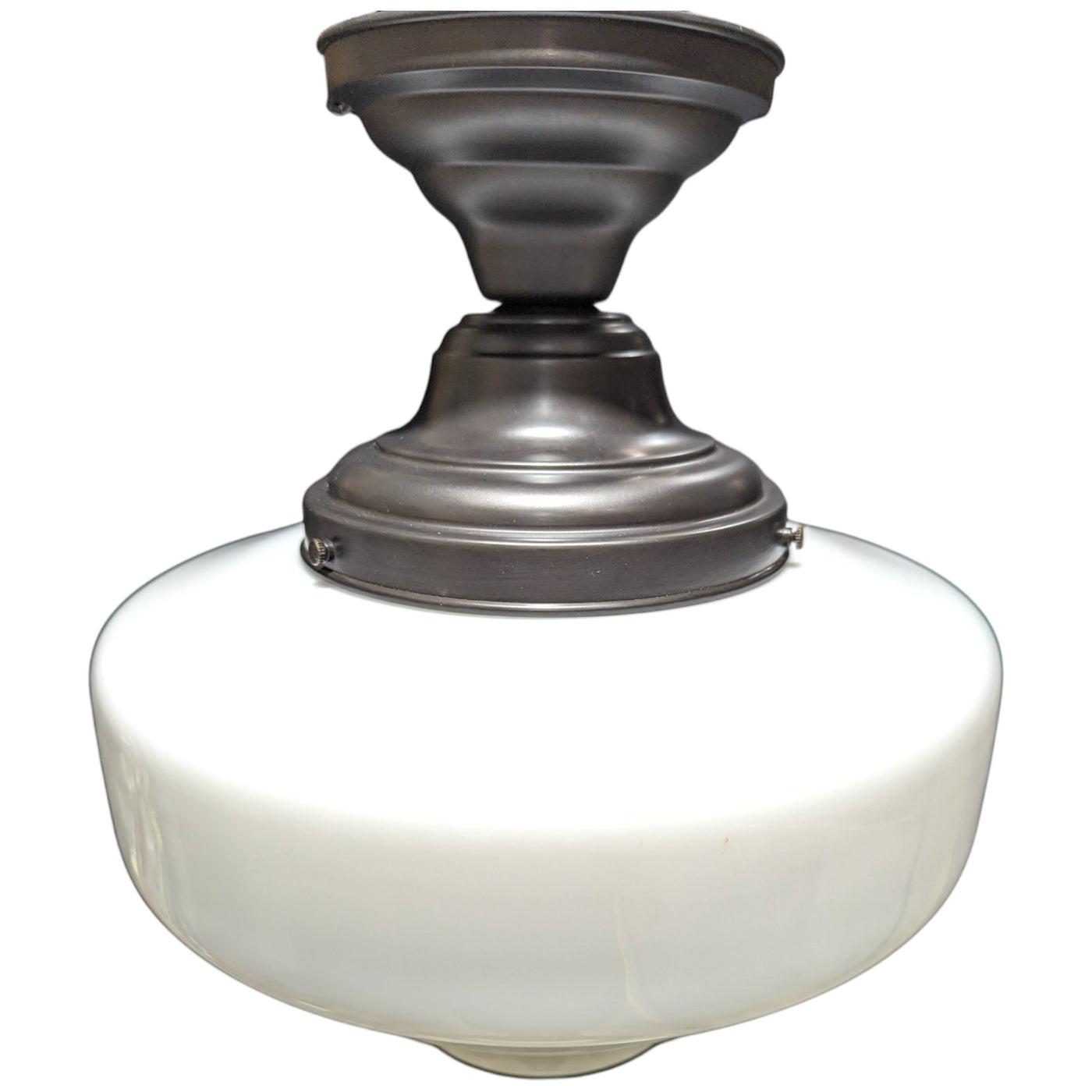 Antique Hardware 15 1/2 Inch Manhattan Skyscraper Nouveau Style Semi-Flush Mount Light (Oil Rubbed Bronze Finish) 