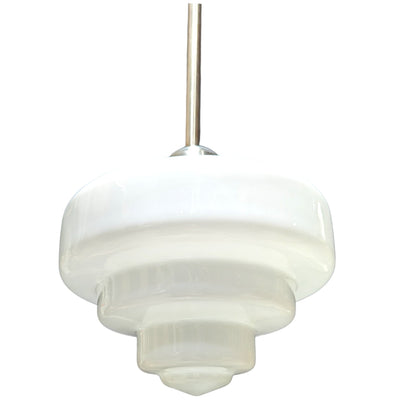 Antique Hardware 34 1/2 Inch Manhattan Skyscraper Nouveau Style Bar Light (Brushed Nickel Finish) 