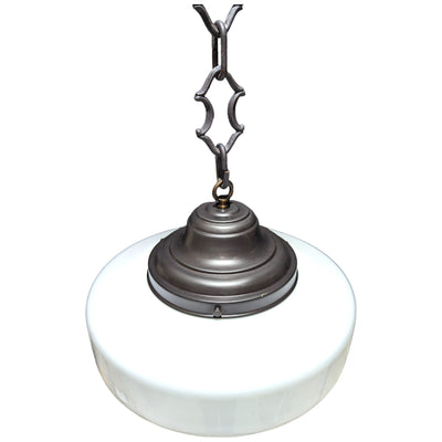 Antique Hardware 28 1/2 Inch Manhattan Skyscraper Nouveau Style Chain Light (Oil Rubbed Bronze Finish) 