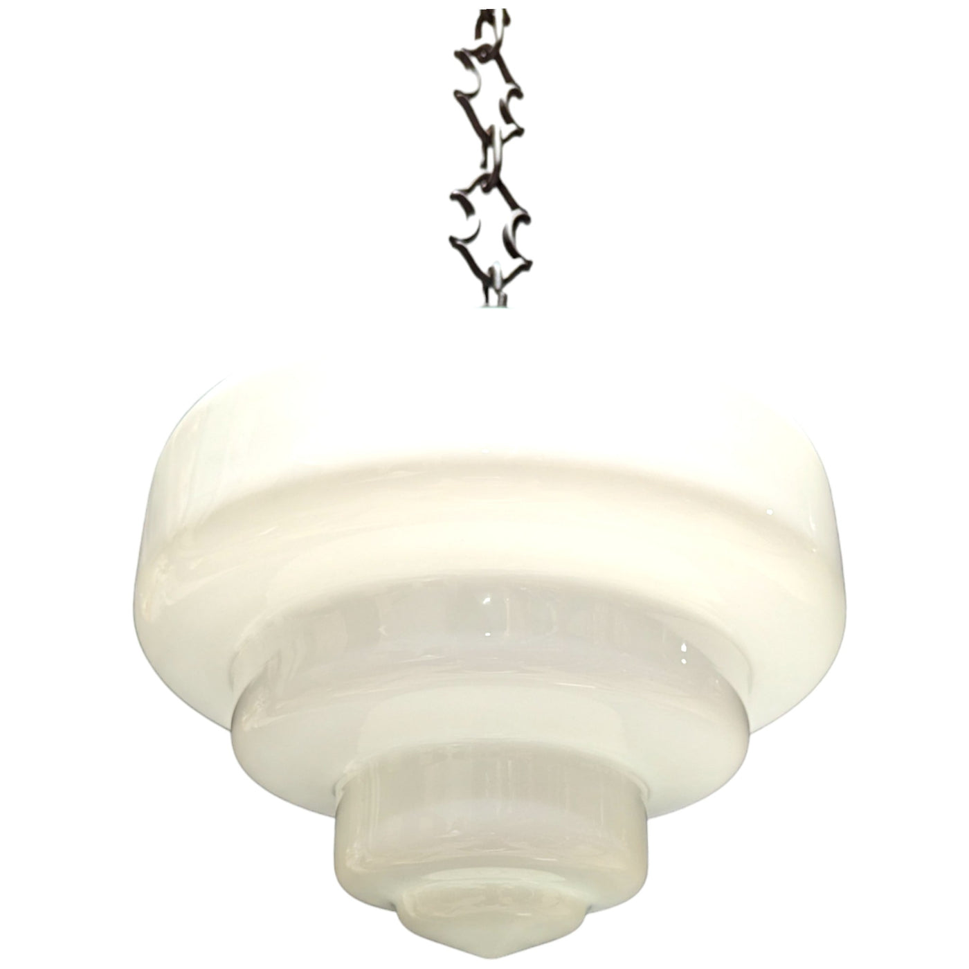 Antique Hardware 28 1/2 Inch Manhattan Skyscraper Nouveau Style Chain Light (Oil Rubbed Bronze Finish) 
