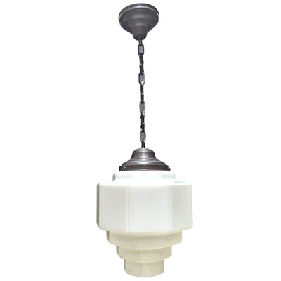 Antique Hardware 34 1/2 Inch Manhattan Skyscraper Grandeur Style Chain Light (Oil Rubbed Bronze Finish) 