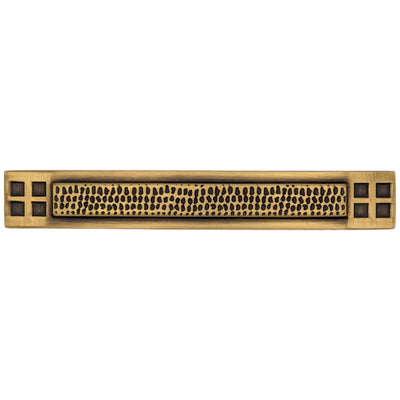Antique Hardware 5 Inch Overall (3 Inch c-c) Solid Brass Craftsman Pull (Several Finishes Available) 