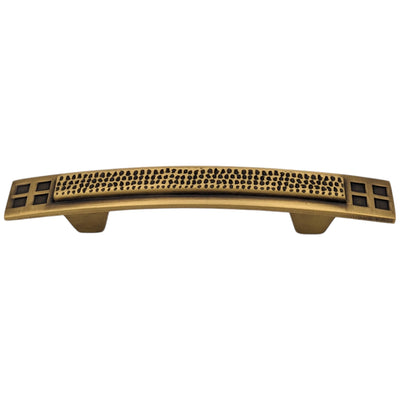 Antique Hardware 5 Inch Overall (3 Inch c-c) Solid Brass Craftsman Pull (Several Finishes Available) 