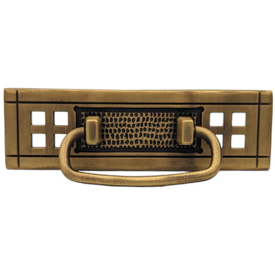 Antique Hardware 5 Inch Overall (4 1/4 c-c) Solid Brass Craftsman Bail Pull (Several FInishes Available) 