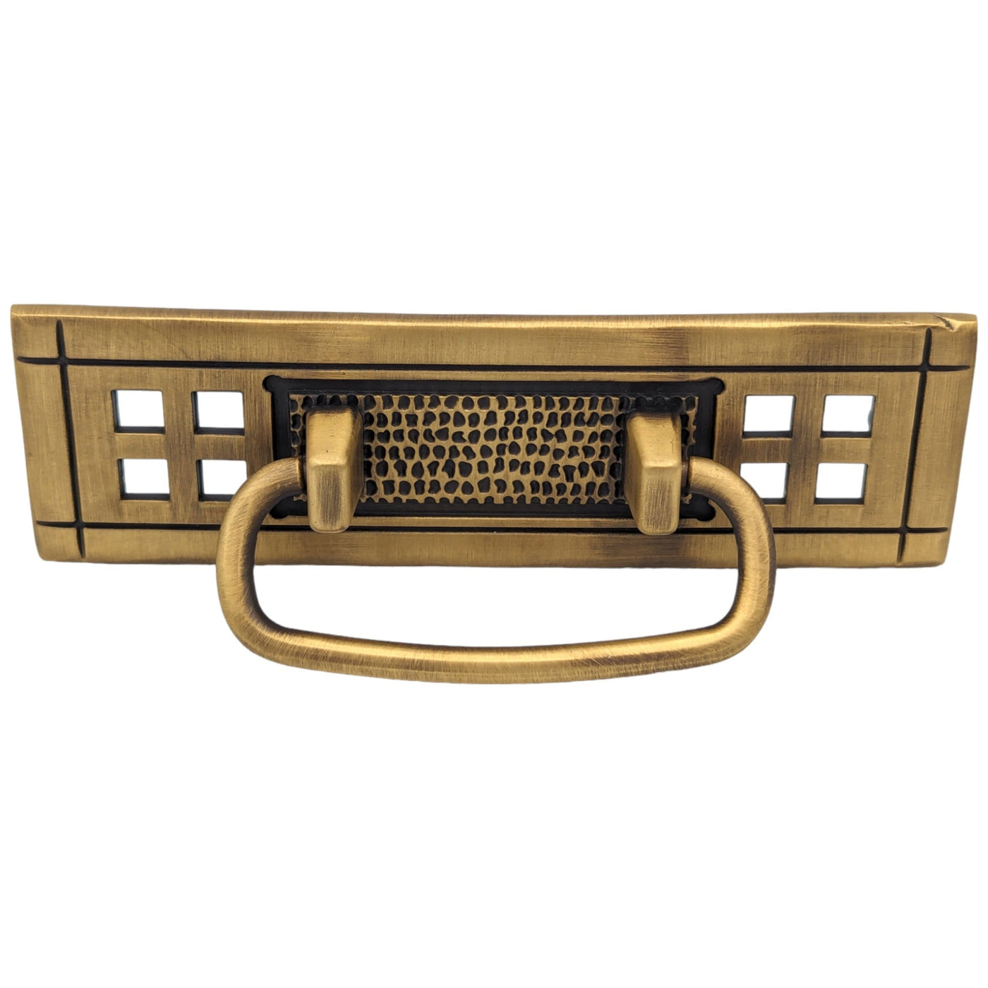 Antique Hardware 5 Inch Overall (4 1/4 c-c) Solid Brass Craftsman Bail Pull (Several FInishes Available) 