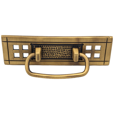 Antique Hardware 5 Inch Overall (4 1/4 c-c) Solid Brass Craftsman Bail Pull (Several FInishes Available) 