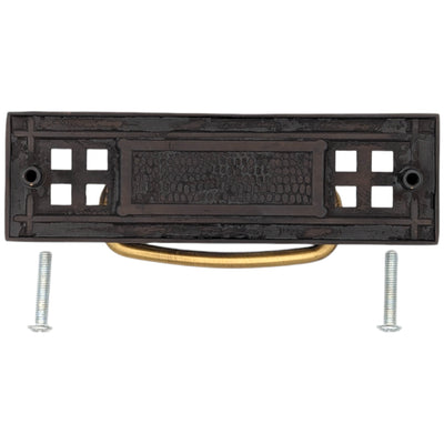 Antique Hardware 5 Inch Overall (4 1/4 c-c) Solid Brass Craftsman Bail Pull (Several FInishes Available) 