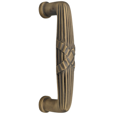 Antique Hardware 7 inch Overall (6 inch C-C) Ribbon & Reed Pull 
