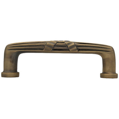 Antique Hardware 7 inch Overall (6 inch C-C) Ribbon & Reed Pull 