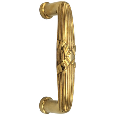 Antique Hardware 7 inch Overall (6 inch C-C) Ribbon & Reed Pull 