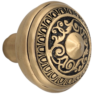 Antique Hardware Egg & Dart Solid Brass Spare Door Knob Set (Several Finishes Available) SPARE DOORKNOBS