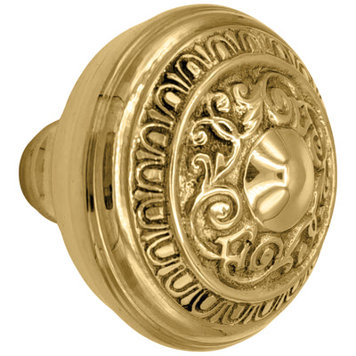 Antique Hardware Egg & Dart Solid Brass Spare Door Knob Set (Several Finishes Available) SPARE DOORKNOBS