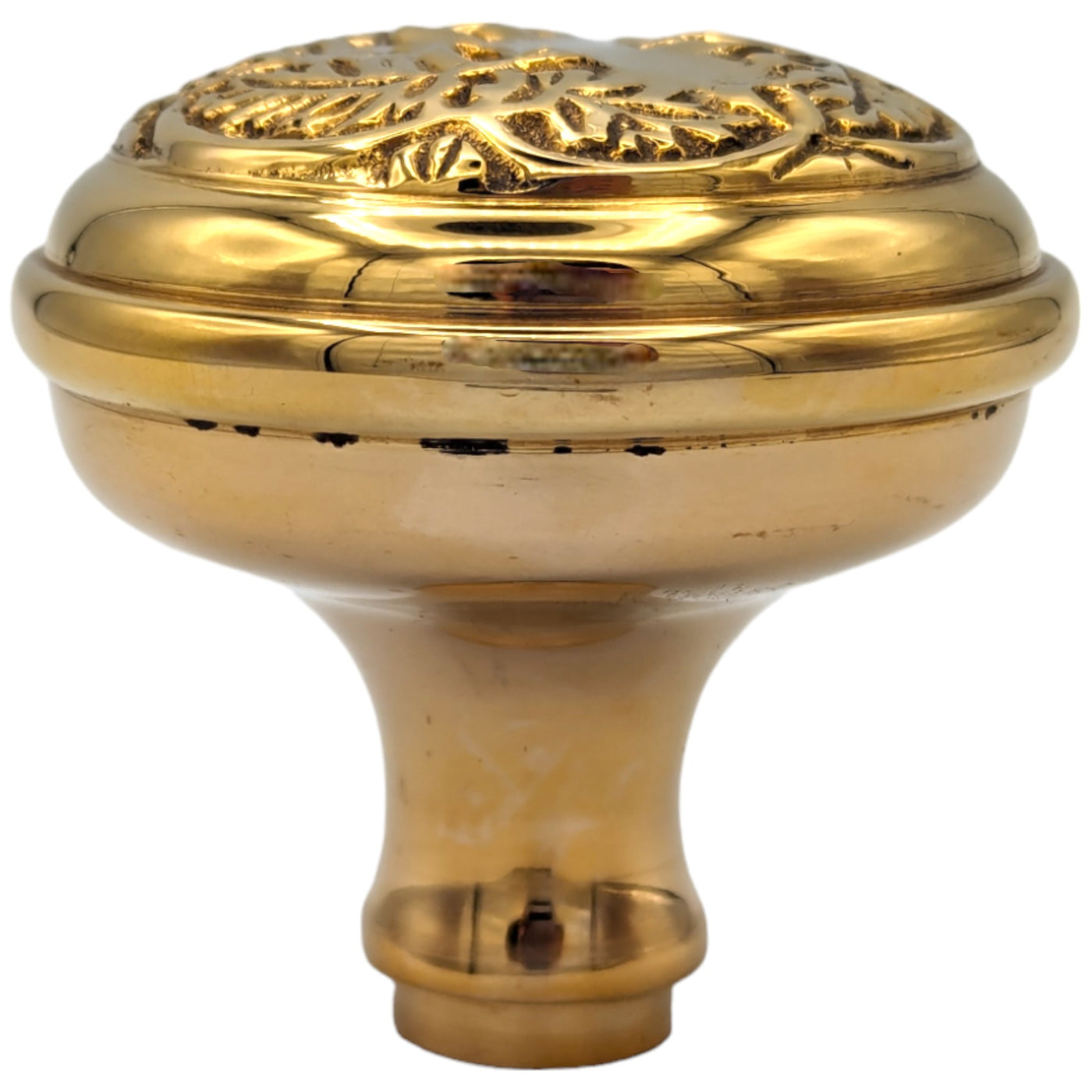 Antique Hardware Floral Leaf Solid Brass Spare Door Knob Set (Several Finishes Available) SPARE DOORKNOBS