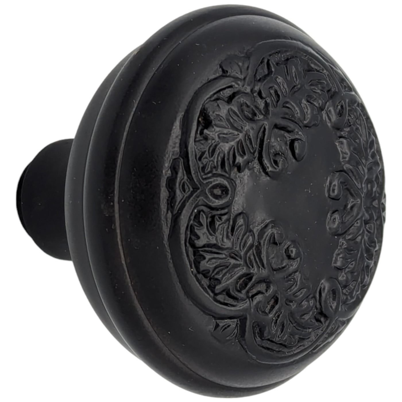 Antique Hardware Floral Leaf Solid Brass Spare Door Knob Set (Several Finishes Available) SPARE DOORKNOBS