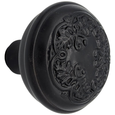 Antique Hardware Floral Leaf Solid Brass Spare Door Knob Set (Several Finishes Available) SPARE DOORKNOBS