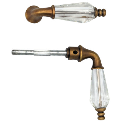 Antique Hardware Crystal Lever Spare Door Knob Set (Several Finishes Available) SPARE DOORKNOBS