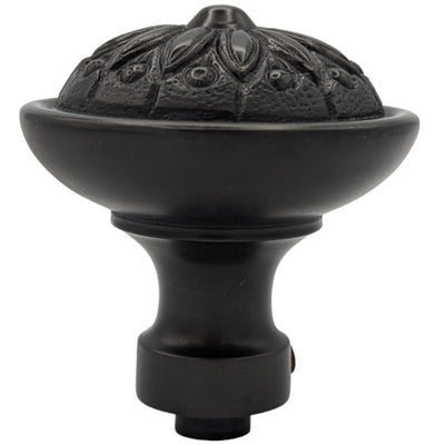 Antique Hardware Floral Imprint Solid Brass Spare Door Knob Set (Several Finishes Available) SPARE DOOR KNOB