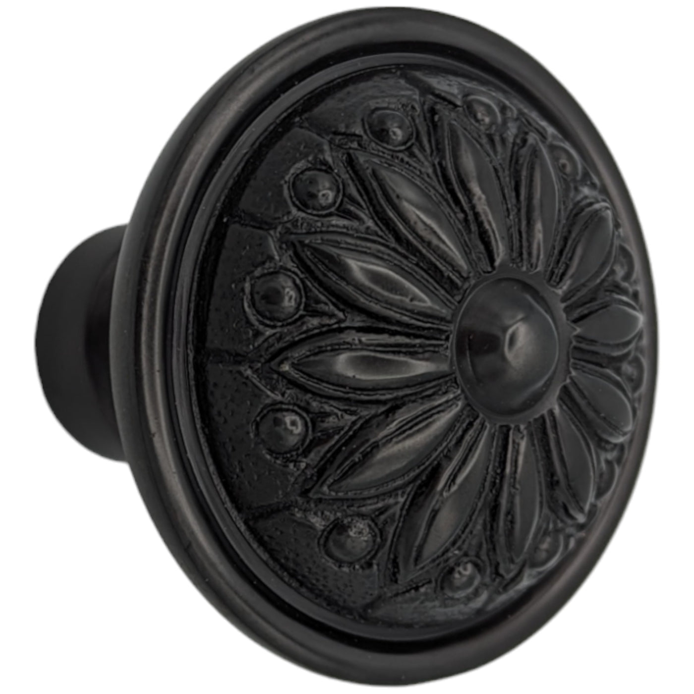 Antique Hardware Floral Imprint Solid Brass Spare Door Knob Set (Several Finishes Available) SPARE DOOR KNOB
