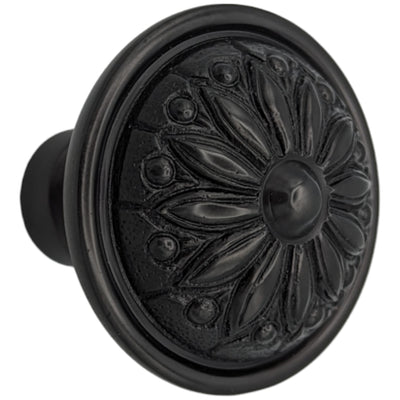 Antique Hardware Floral Imprint Solid Brass Spare Door Knob Set (Several Finishes Available) SPARE DOOR KNOB