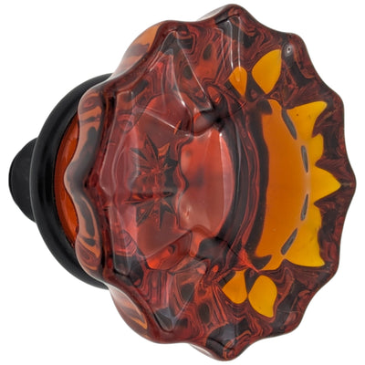 Antique Hardware Amber Fluted Crystal Spare Door Knob Set (Several Finishes Available) SPARE DOORKNOBS