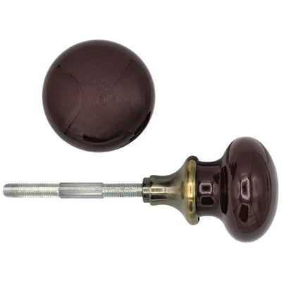 Antique Hardware Brown Porcelain Spare Knob Set (Several Finishes Available) SPARE DOORKNOBS