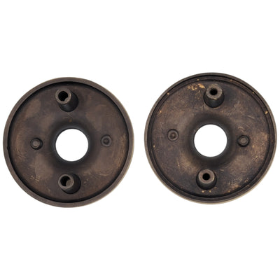 Antique Hardware Georgian Rope Style Solid Brass Rosette Plates (Several Finishes Available) ROSETTES