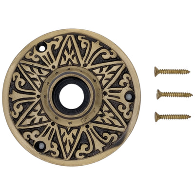 Antique Hardware Eastlake Solid Brass Rosette (Several Finishes Available) ROSETTES