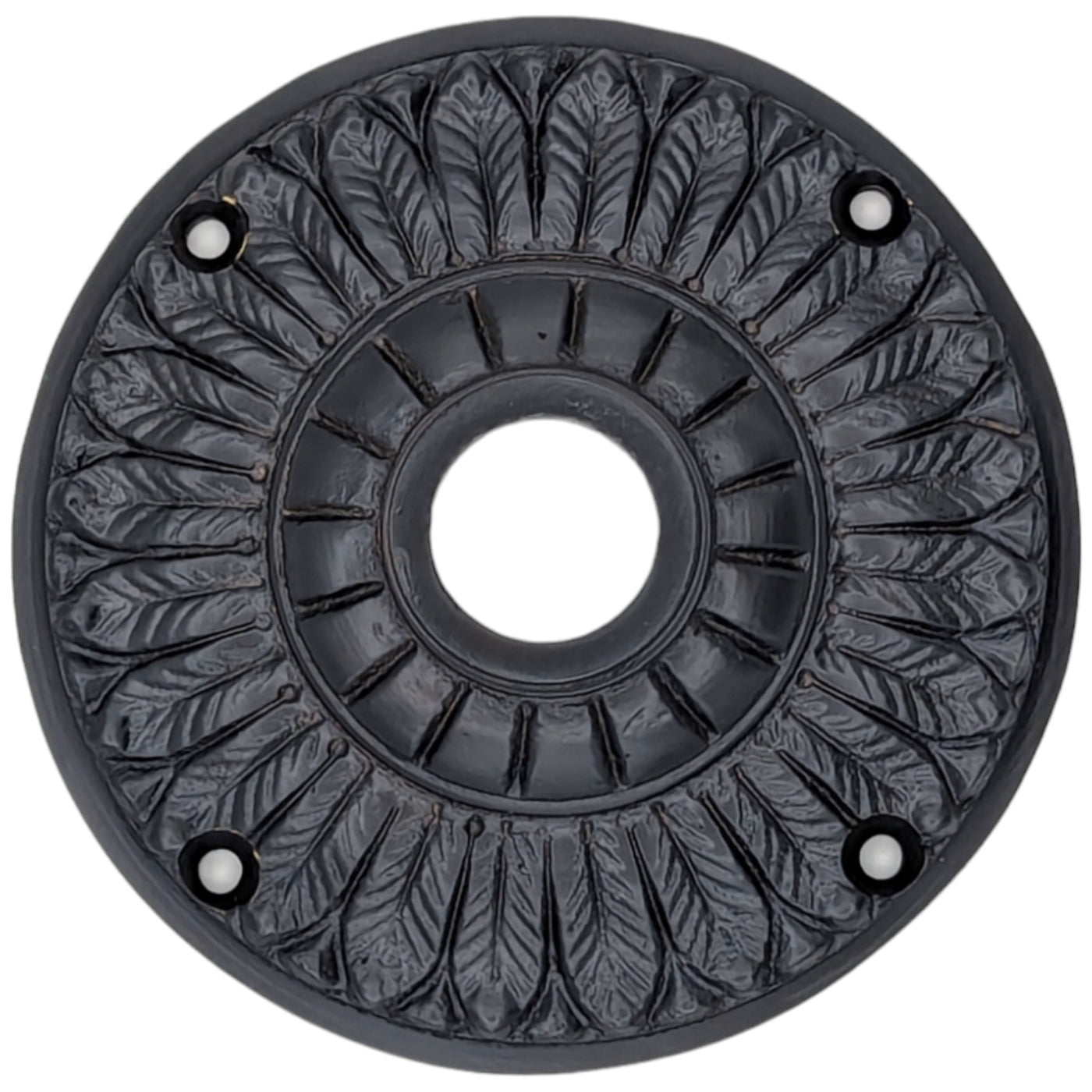 Antique Hardware Feather Style Solid Brass Rosettes (Several Finishes Available) ROSETTES
