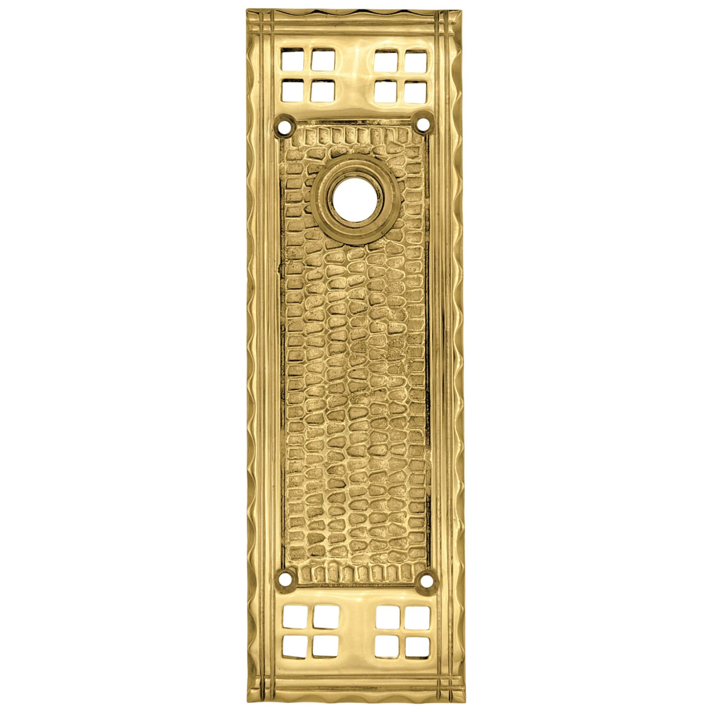 Antique Hardware Craftsman Style Solid Brass Backplate (Several Finishes Available) ROSETTES