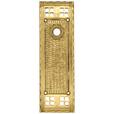 Antique Hardware Craftsman Style Solid Brass Backplate (Several Finishes Available) ROSETTES