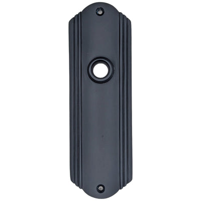 Antique Hardware Art Deco Long Solid Brass Door Backplate (Several Finishes Available) BACK PLATE