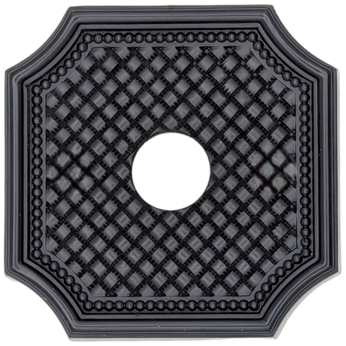 Antique Hardware Basket Weave Solid Brass Rosette (Several Finishes Available) ROSETTES