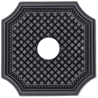 Antique Hardware Basket Weave Solid Brass Rosette (Several Finishes Available) ROSETTES