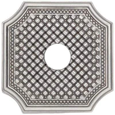 Antique Hardware Basket Weave Solid Brass Rosette (Several Finishes Available) ROSETTES
