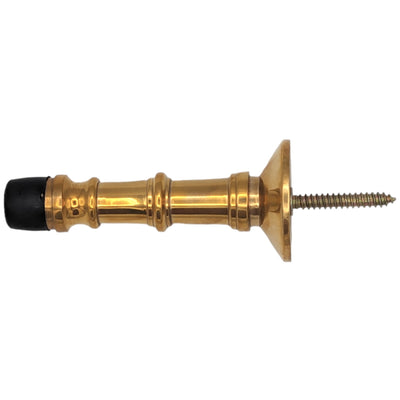 ##Antique Hardware## Traditional Brass Wall Mounted Door Stop (Several Finishes Available)