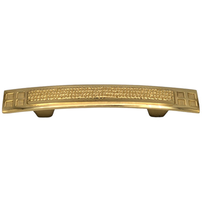 Antique Hardware 5 Inch Overall (3 Inch c-c) Solid Brass Craftsman Pull (Several Finishes Available) 