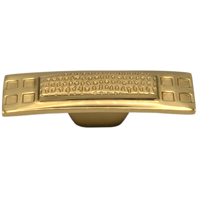 Antique Hardware 2 1/2 Inch Solid Brass Elongated Craftsman Cabinet Knob (Several Finishes Available) 