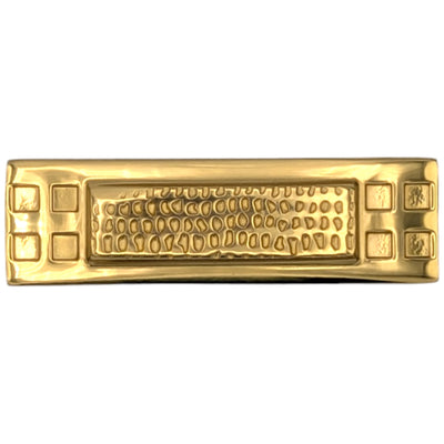 Antique Hardware 2 1/2 Inch Solid Brass Elongated Craftsman Cabinet Knob (Several Finishes Available) 