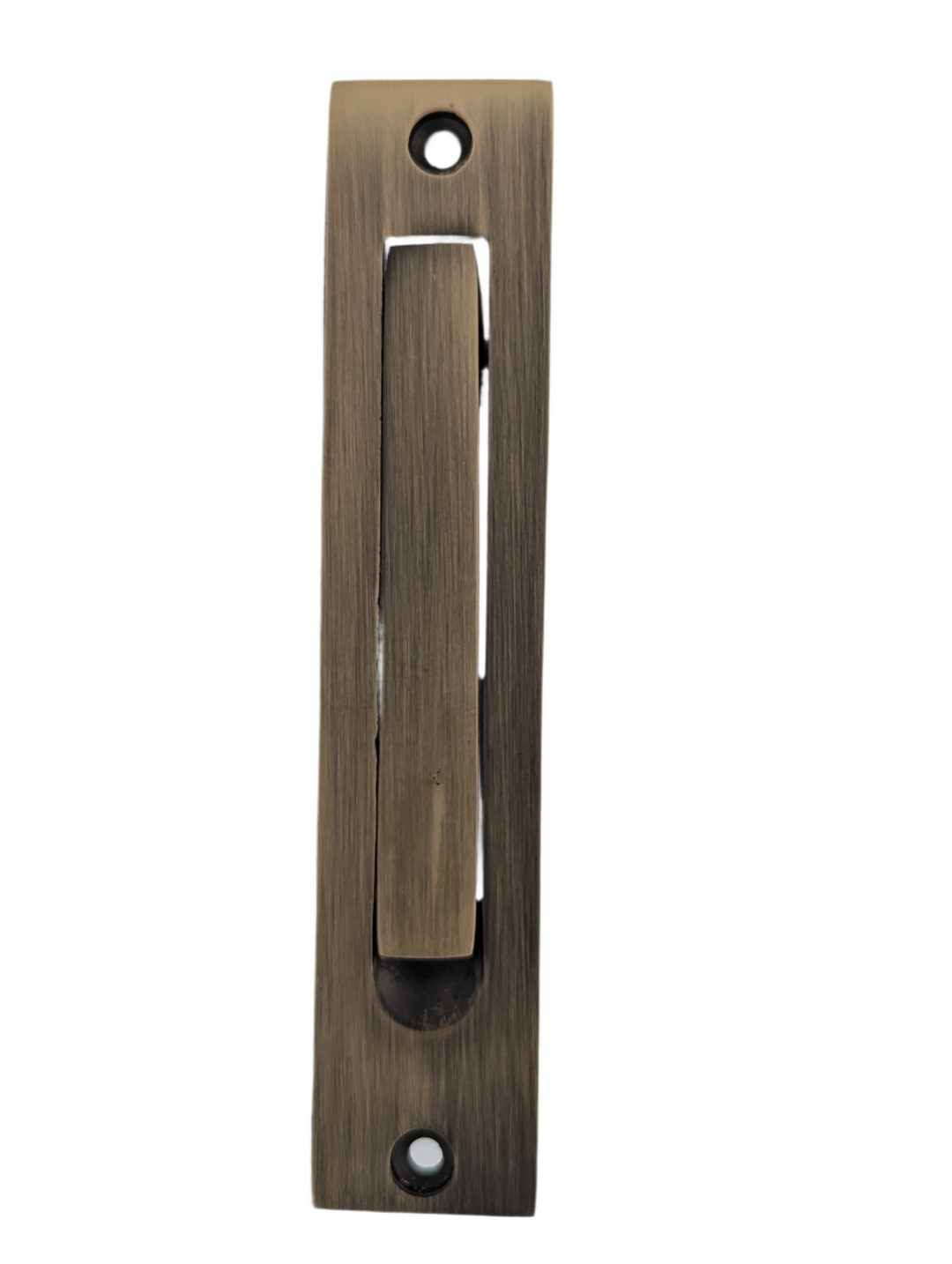 ##Antique Hardware## Open Box Sale Item Plain Edge Pull (Antique Brass Finish)